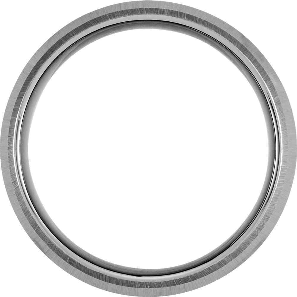 The Blade – Black Tungsten Beveled Knife-Edge Band (8mm)