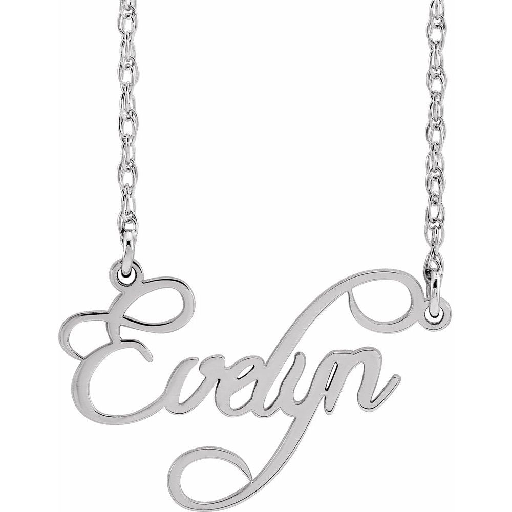 Script Single Name 18" Necklace