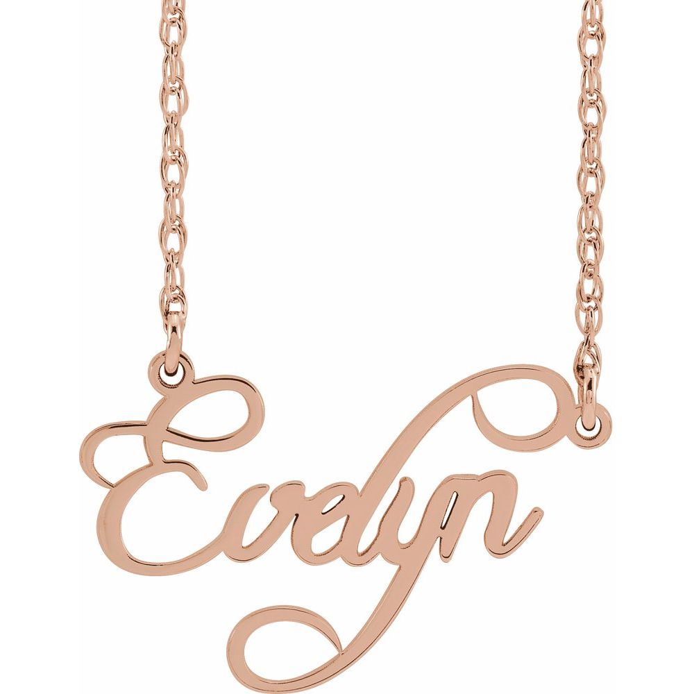 Script Single Name 18" Necklace