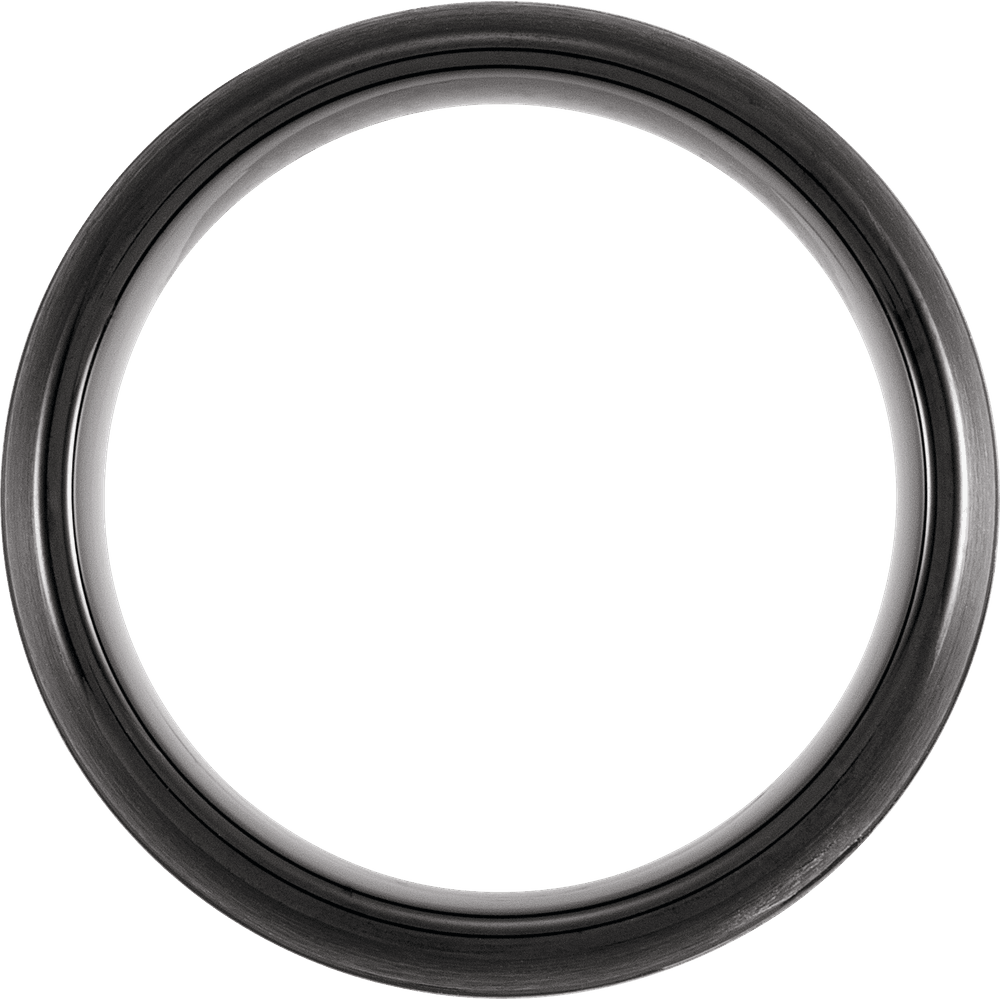 The Midnight Current – Black & Blue Grooved Tungsten Band