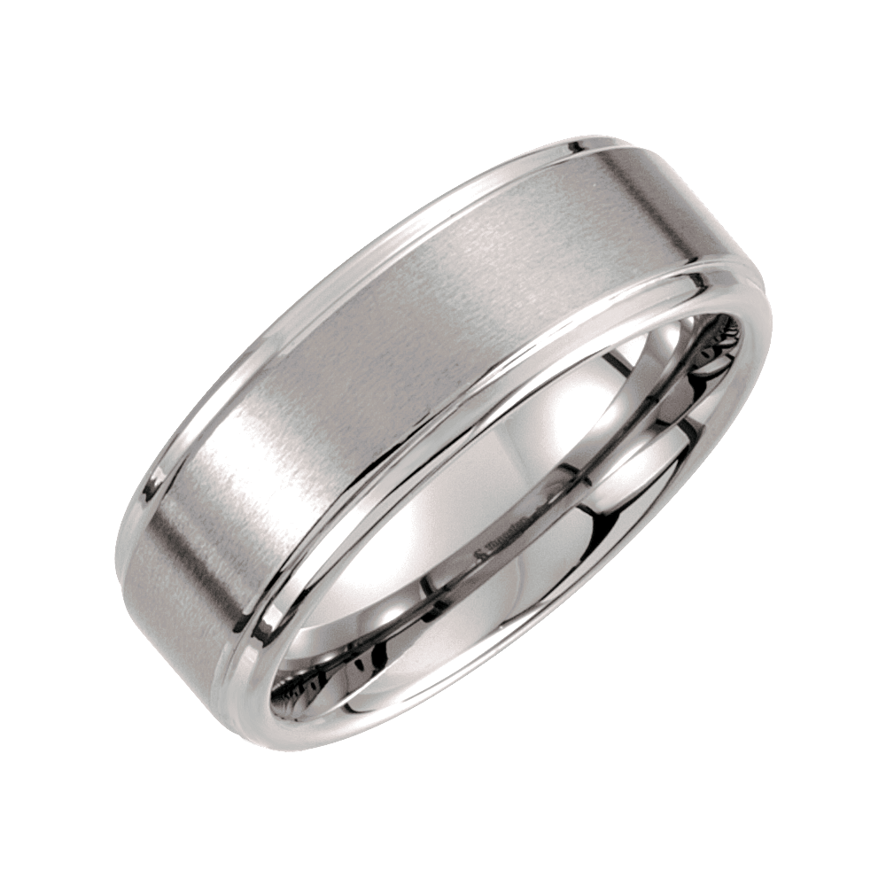 Steel Mirage – Satin Finish Tungsten Band