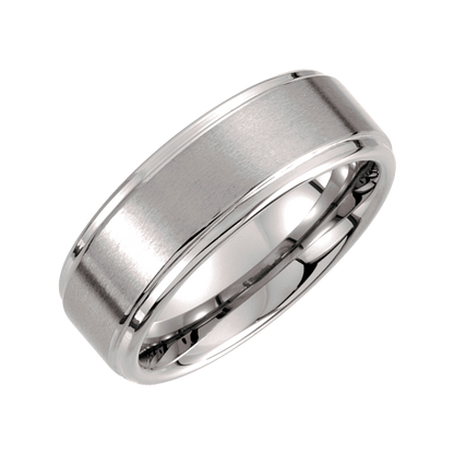 Steel Mirage – Satin Finish Tungsten Band