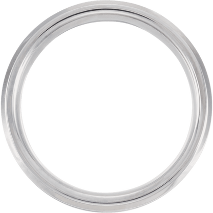 The Horizon – Tungsten & Blue Enamel Inlay Band (6mm)