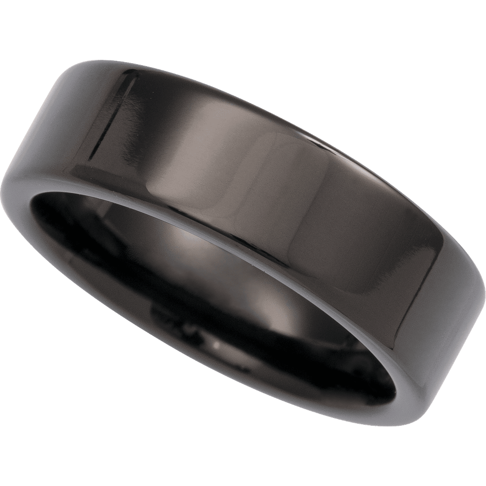 Midnight Alloy – Black Tungsten Flat Band