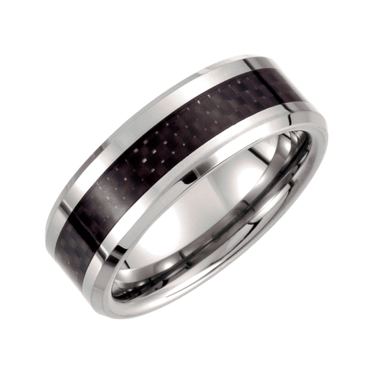 Carbon Apex – Tungsten & Carbon Fiber Inlay Band