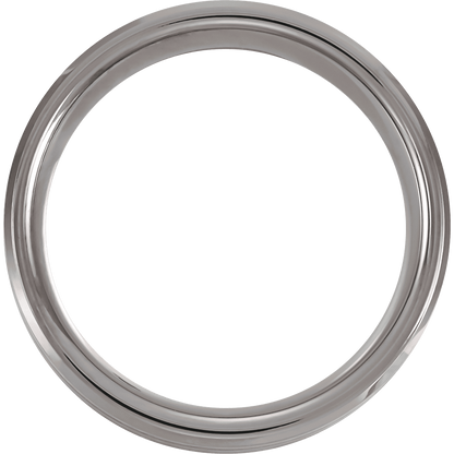 The Nebula – Tungsten Meteorite & Carbon Fiber Inlay Beveled Band (8mm)