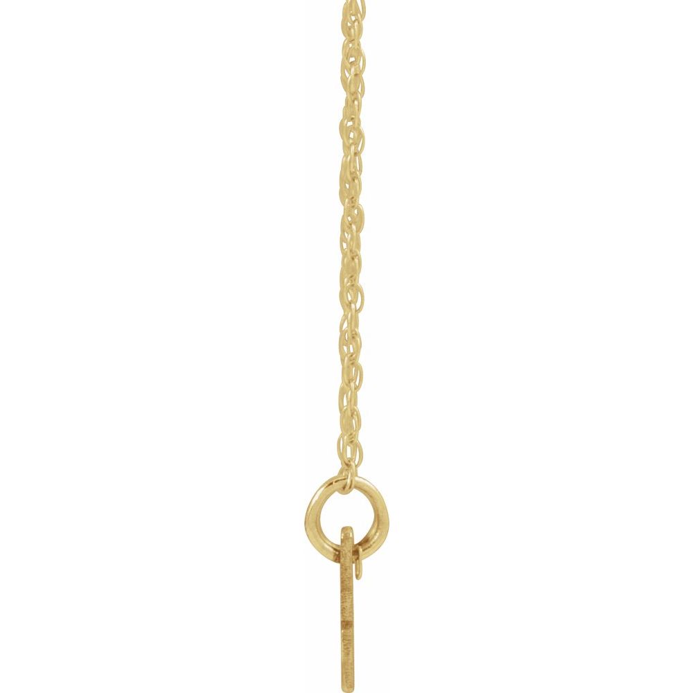 Petite Block Nameplate 16-18" Necklace