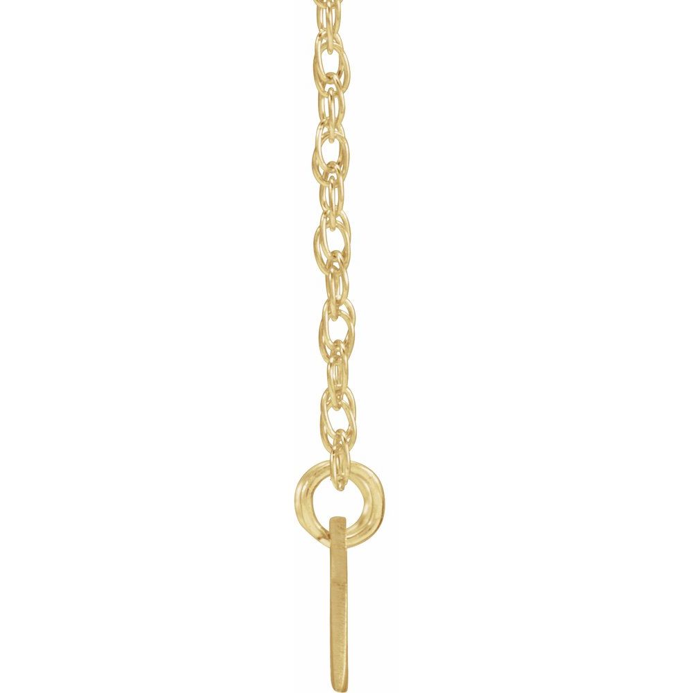 Textured Nameplate Necklace