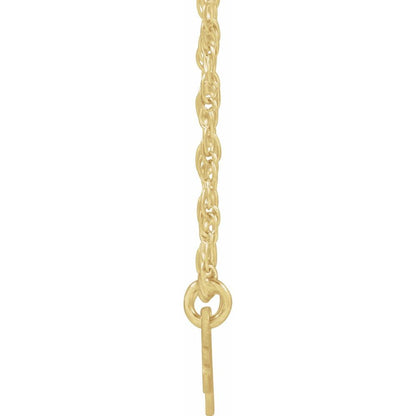 Retro Nameplate 16-18" Necklace