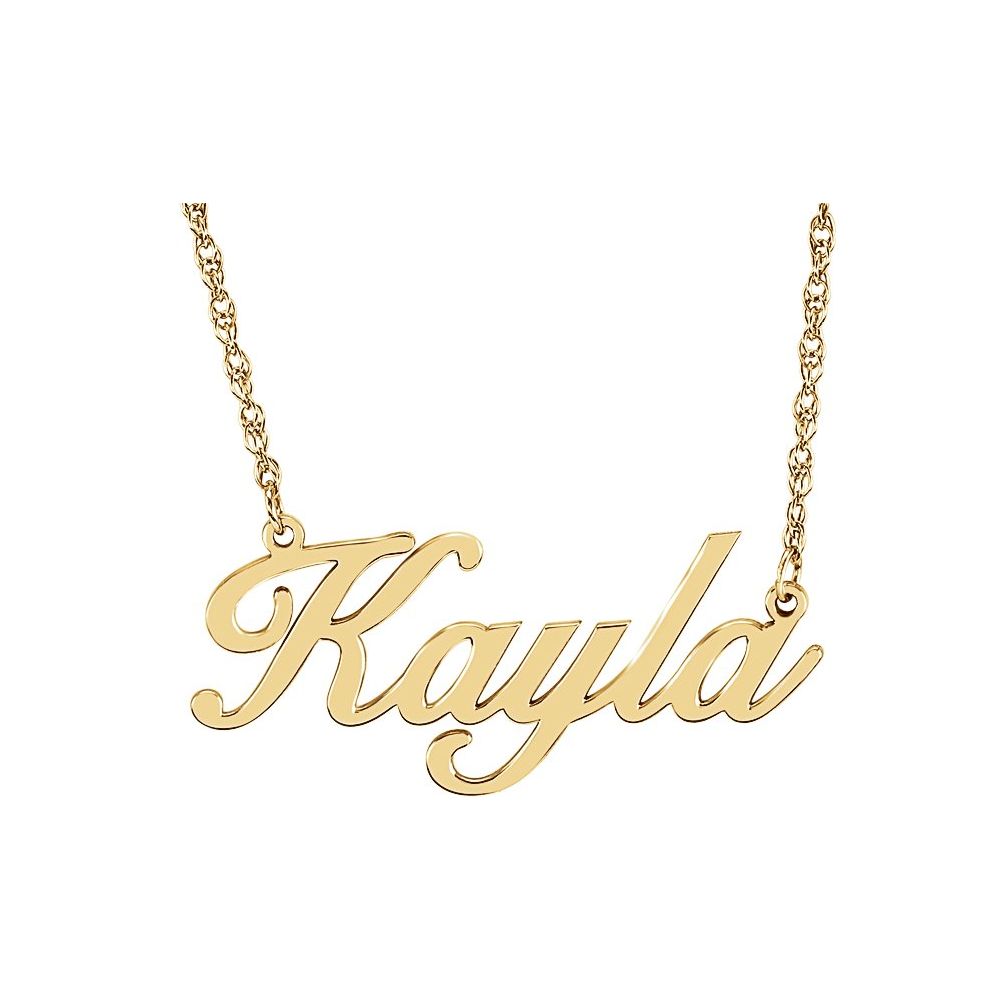 Script Single Name 18" Necklace