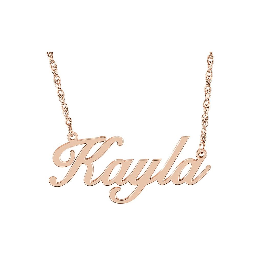 Script Single Name 18" Necklace