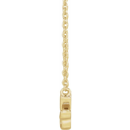 Lowercase Script Granny 18" Necklace