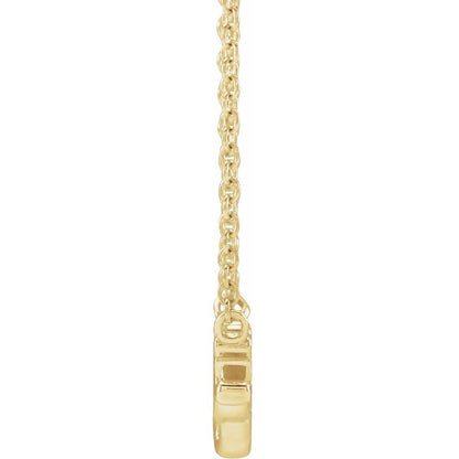 Lowercase Script Gigi 18" Necklace