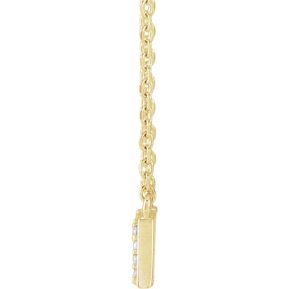 Natural Diamond "Mama" Necklace