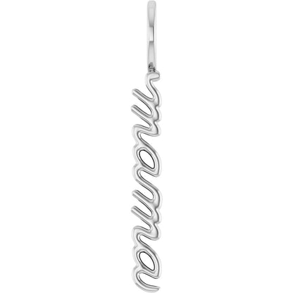 Vertical "Mama" Charm/Pendant