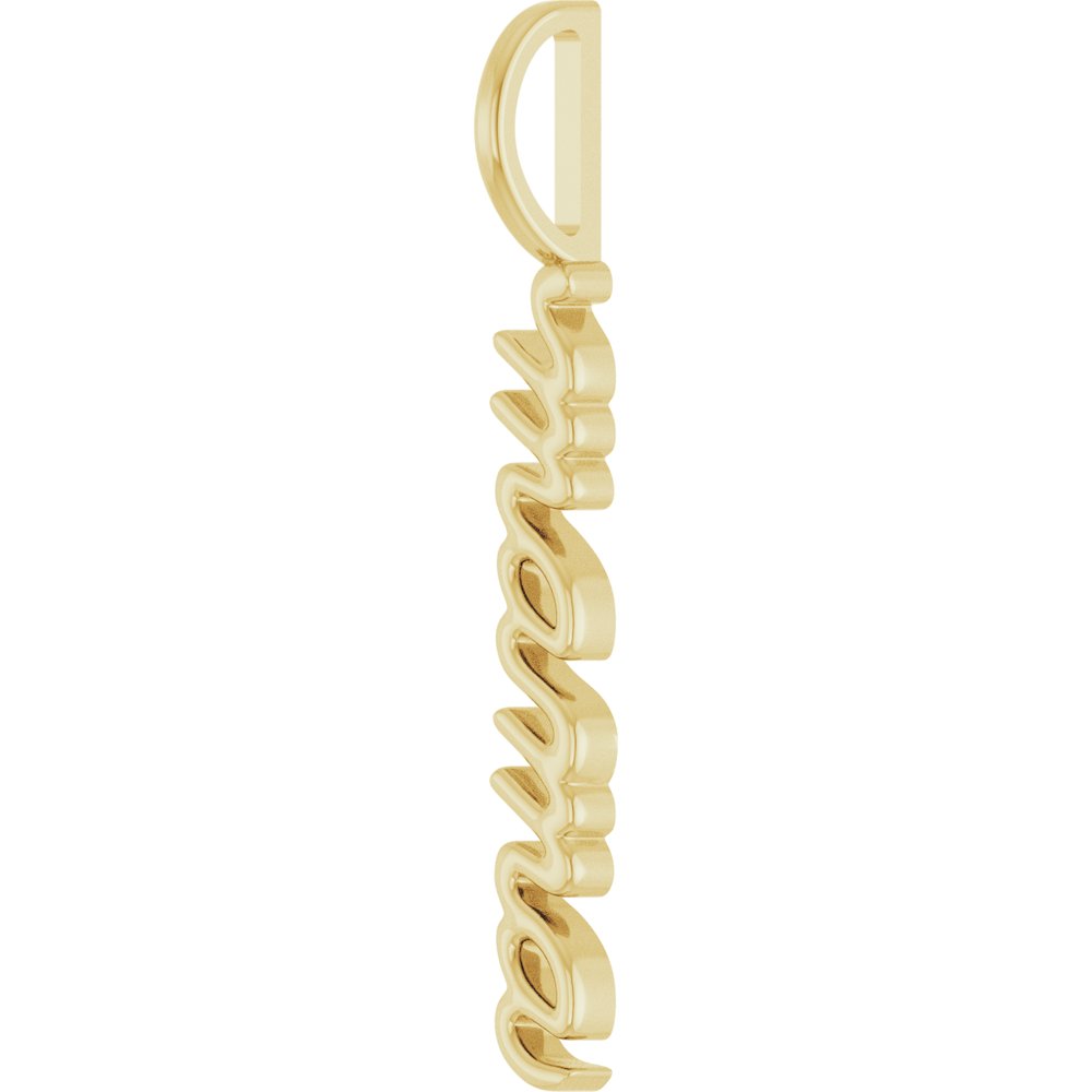 Vertical "Mama" Charm/Pendant