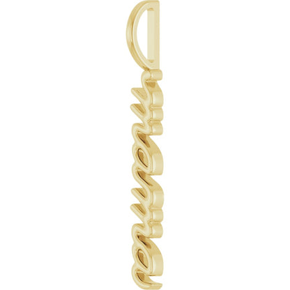 Vertical "Mama" Charm/Pendant