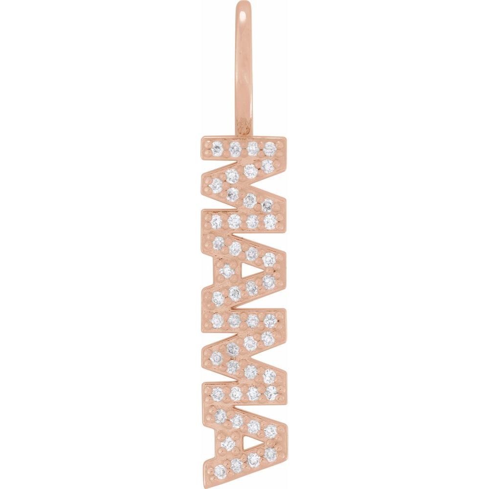 Natural Diamond Mama Pendant