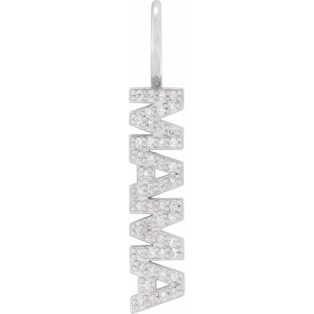 Natural Diamond Mama Pendant