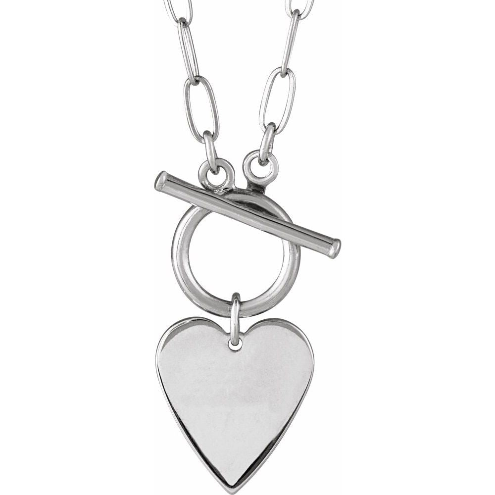 Engravable Toggle 18" Necklace