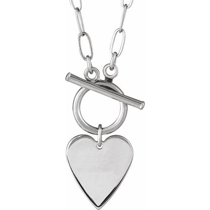 Engravable Toggle 18" Necklace