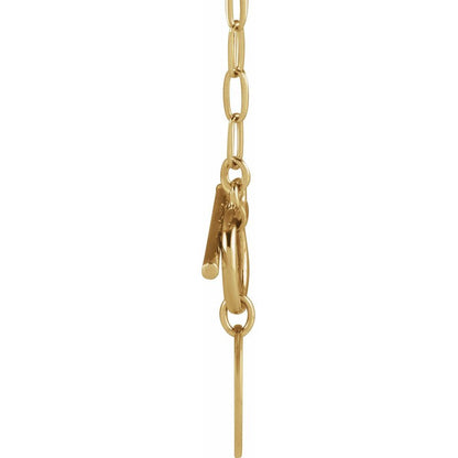 Engravable Toggle 18" Necklace