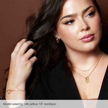 Engravable Toggle 18" Necklace