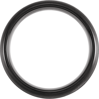 The Midnight Current – Black & Blue Grooved Tungsten Band