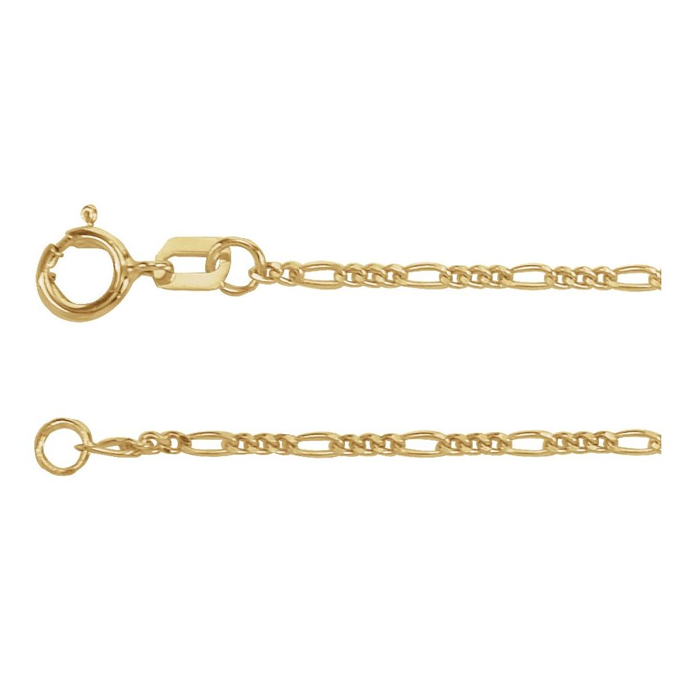 1.28 mm Figaro Chain